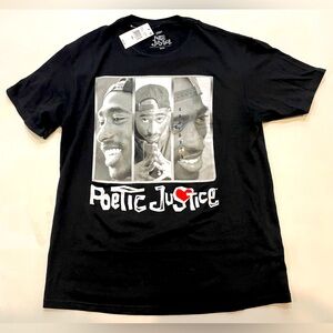 NWT Philcos Poetic Justice Unisex Tee Size Medium